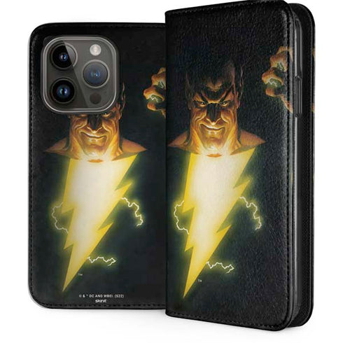 DC Comics Justice Society of America #23 Cover Painting Black Adam Original Art by Alex Ross iPhone 15 Pro Folio Case
