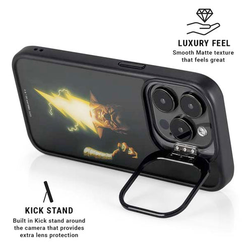 DC Comics Justice Society of America #23 Cover Painting Black Adam Original Art by Alex Ross iPhone 15 Pro Max Kickstand Case