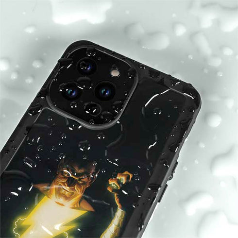 DC Comics Justice Society of America #23 Cover Painting Black Adam Original Art by Alex Ross iPhone 15 Pro Waterproof Case