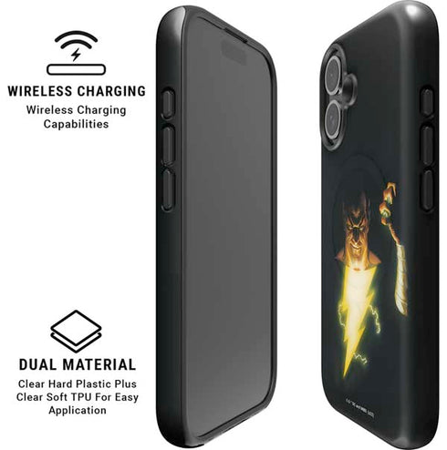 DC Comics Justice Society of America #23 Cover Painting Black Adam Original Art by Alex Ross iPhone 16 Magsafe Impact Case