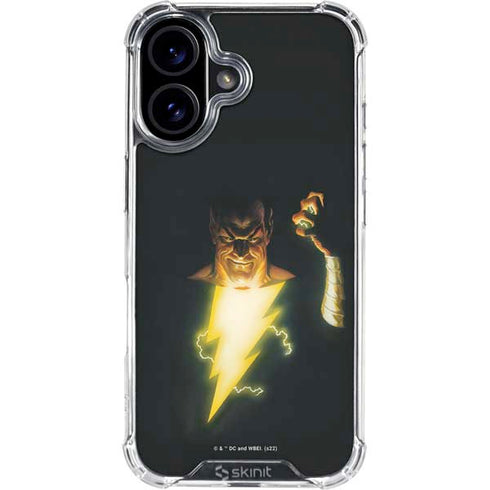 DC Comics Justice Society of America #23 Cover Painting Black Adam Original Art by Alex Ross iPhone 16 Plus Clear Case