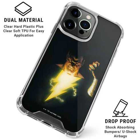 DC Comics Justice Society of America #23 Cover Painting Black Adam Original Art by Alex Ross iPhone 16 Pro Clear Case