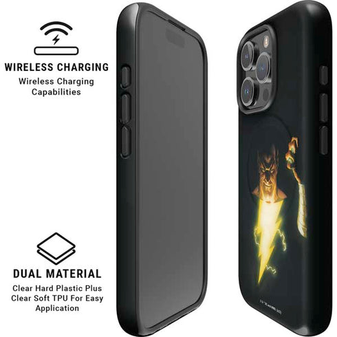 DC Comics Justice Society of America #23 Cover Painting Black Adam Original Art by Alex Ross iPhone 16 Pro Max Magsafe Impact Case