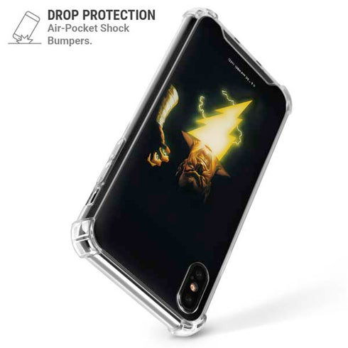 DC Comics Justice Society of America #23 Cover Painting Black Adam Original Art by Alex Ross iPhone X/XS Clear Case
