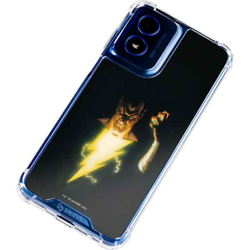 DC Comics Justice Society of America #23 Cover Painting Black Adam Original Art by Alex Ross Moto G Play 4G (2024) Clear Case