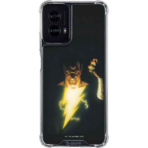 DC Comics Justice Society of America #23 Cover Painting Black Adam Original Art by Alex Ross Moto G Power 5G (2024) Clear Case