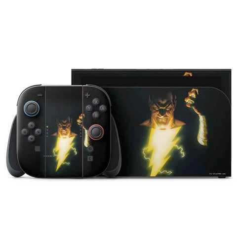 DC Comics Justice Society of America #23 Cover Painting Black Adam Original Art by Alex Ross Nintendo Skins