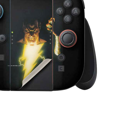 DC Comics Justice Society of America #23 Cover Painting Black Adam Original Art by Alex Ross Nintendo Switch 2 (2025) Joy-Con Controller Skin