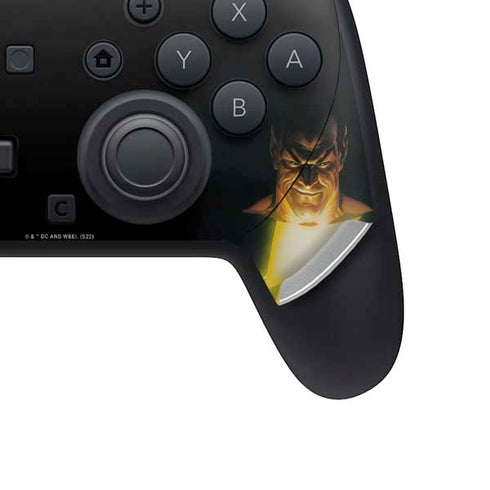 DC Comics Justice Society of America #23 Cover Painting Black Adam Original Art by Alex Ross Nintendo Switch 2 (2025) Pro Controller Skin