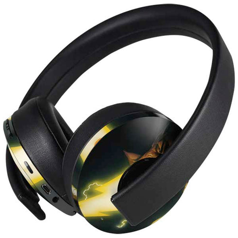 DC Comics Justice Society of America #23 Cover Painting Black Adam Original Art by Alex Ross PlayStation 4 Gold Wireless Headset Skin