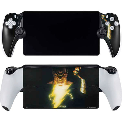 DC Comics Justice Society of America #23 Cover Painting Black Adam Original Art by Alex Ross PlayStation Portal Remote Player Skin