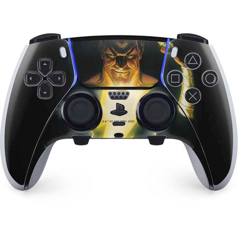 DC Comics Justice Society of America #23 Cover Painting Black Adam Original Art by Alex Ross PS5 DualSense Edge Pro Controller Skin