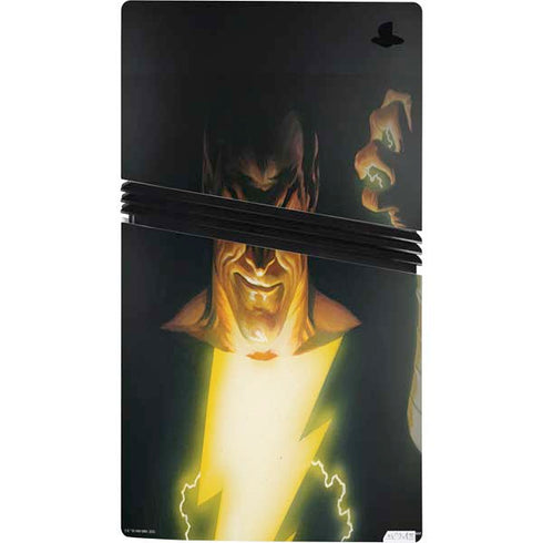DC Comics Justice Society of America #23 Cover Painting Black Adam Original Art by Alex Ross PS5 Pro Console Skin