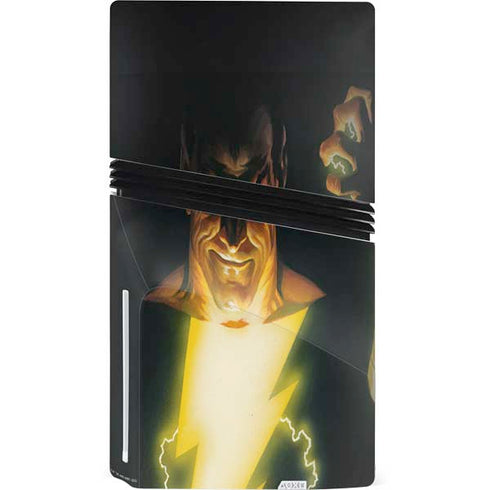 DC Comics Justice Society of America #23 Cover Painting Black Adam Original Art by Alex Ross PS5 Pro Disk Console Skin