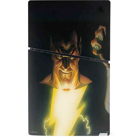 DC Comics Justice Society of America #23 Cover Painting Black Adam Original Art by Alex Ross PS5 Slim Digital Edition Console Skin