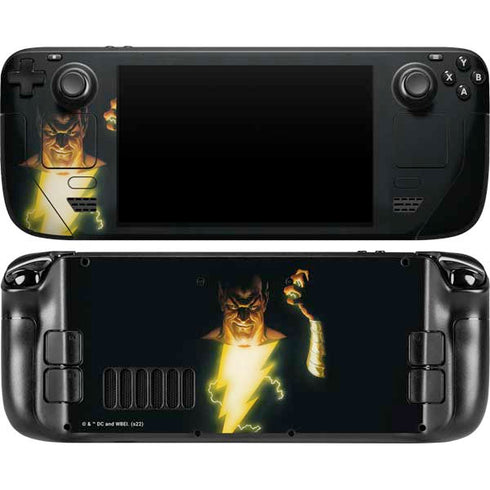 DC Comics Justice Society of America #23 Cover Painting Black Adam Original Art by Alex Ross Steam Deck Handheld Gaming Computer OLED Skin