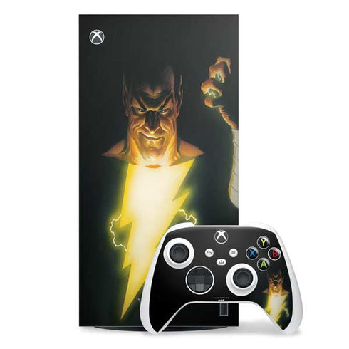 DC Comics Justice Society of America #23 Cover Painting Black Adam Original Art by Alex Ross Xbox Series X Skins