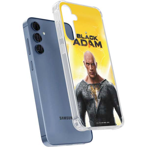 DC Comics Black Adam Movie Charcater Poster Galaxy A35 5G Clear Case