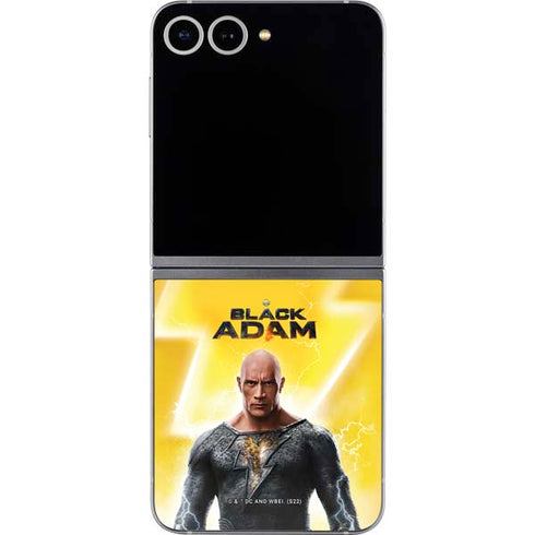 DC Comics Black Adam Movie Charcater Poster Galaxy Z Flip6 Skin