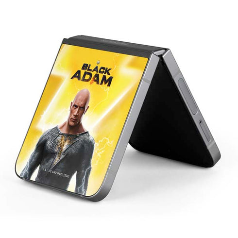 DC Comics Black Adam Movie Charcater Poster Galaxy Z Flip6 Skin