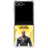 DC Comics Black Adam Movie Charcater Poster Galaxy Z Flip7 Clear Case