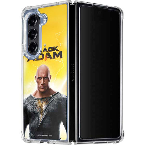 DC Comics Black Adam Movie Charcater Poster Galaxy Z Fold5 5G Clear Case