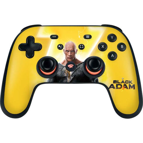 DC Comics Black Adam Movie Charcater Poster Google Stadia Controller Skin
