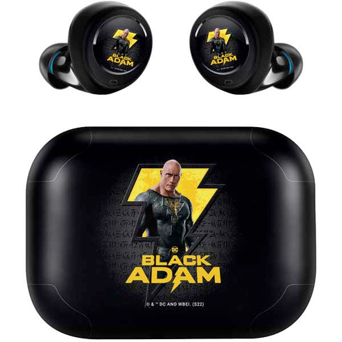 DC Comics Black Adam Movie Art Character and logo Amazon Echo Buds Skin