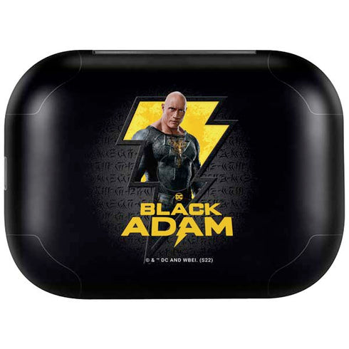 DC Comics Black Adam Movie Art Character and logo Amazon Echo Buds Skin