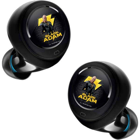DC Comics Black Adam Movie Art Character and logo Amazon Echo Buds Skin
