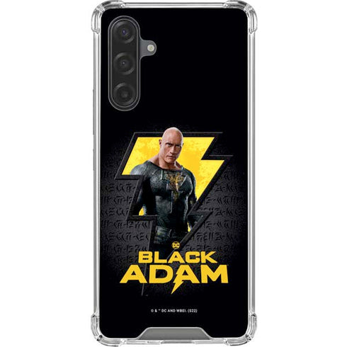 DC Comics Black Adam Movie Art Character and logo Galaxy A17 Clear Case