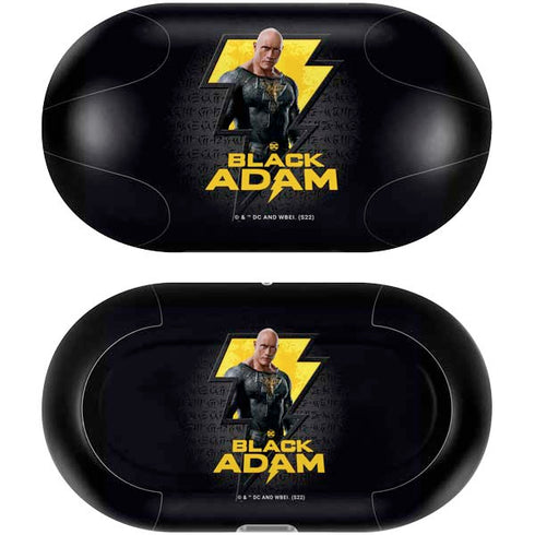 DC Comics Black Adam Movie Art Character and logo Galaxy Buds Plus Skin