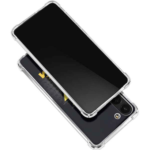 DC Comics Black Adam Movie Art Character and logo Galaxy S24 FE Clear Case