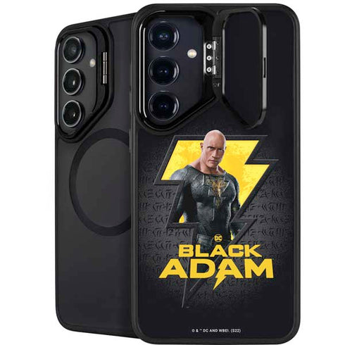 DC Comics Black Adam Movie Art Character and logo Galaxy S24 FE Kickstand Case