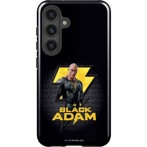 DC Comics Black Adam Movie Art Character and logo Galaxy S25 Impact Case
