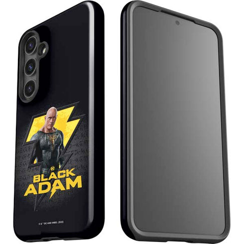 DC Comics Black Adam Movie Art Character and logo Galaxy S25 Impact Case