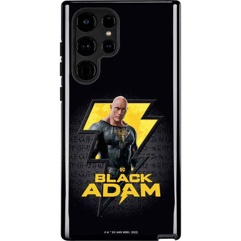 DC Comics Black Adam Movie Art Character and logo Galaxy S25 Ultra Impact Case