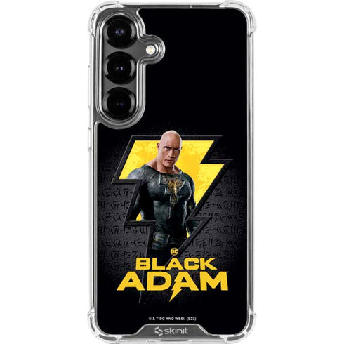 DC Comics Black Adam Movie Art Character and logo Galaxy S26 Clear Case
