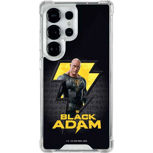 DC Comics Black Adam Movie Art Character and logo Galaxy S26 Ultra Clear Case