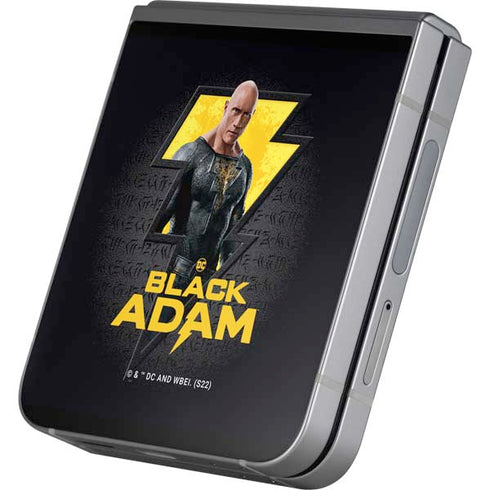 DC Comics Black Adam Movie Art Character and logo Galaxy Z Flip6 Skin