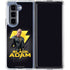 DC Comics Black Adam Movie Art Character and logo Galaxy Z Fold5 5G Clear Case