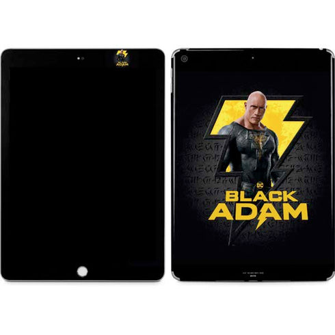 DC Comics Black Adam Movie Art Character and logo Apple iPad Skin