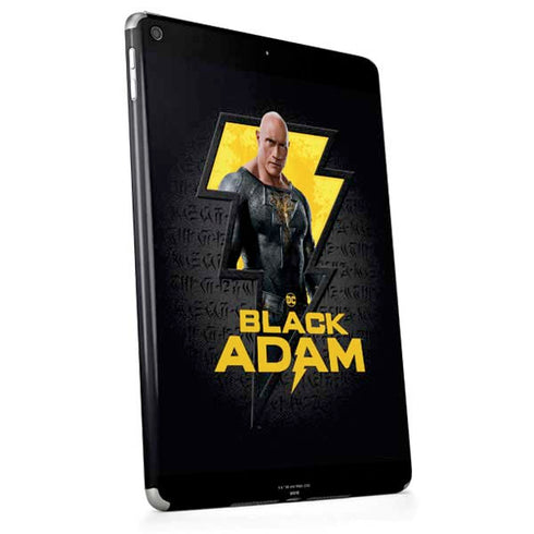 DC Comics Black Adam Movie Art Character and logo Apple iPad Skin