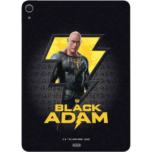 DC Comics Black Adam Movie Art Character and logo Apple iPad Air Skin