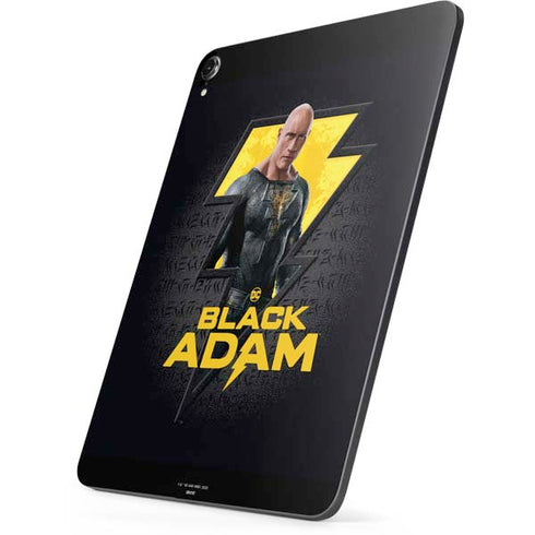 DC Comics Black Adam Movie Art Character and logo Apple iPad Pro Skin