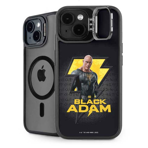 DC Comics Black Adam Movie Art Character and logo iPhone 15 Kickstand Case