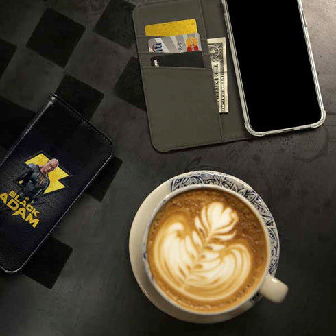 DC Comics Black Adam Movie Art Character and logo iPhone 15 Pro Folio Case