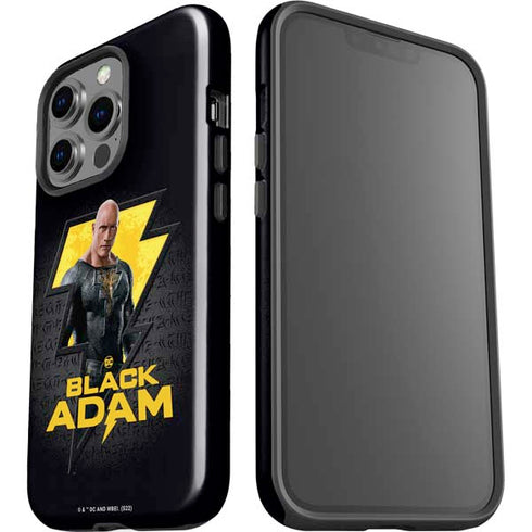 DC Comics Black Adam Movie Art Character and logo iPhone 15 Pro Impact Case