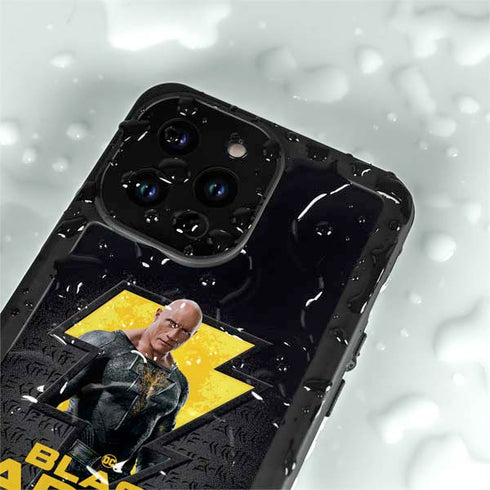 DC Comics Black Adam Movie Art Character and logo iPhone 15 Pro Waterproof Case
