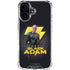DC Comics Black Adam Movie Art Character and logo iPhone 16 Clear Case